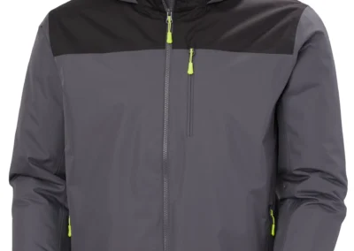 Expert clipping path service for a winter jacket, maintaining fabric quality and zipper detail.