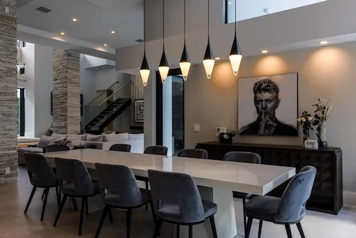 Raw Interior Example Unedited, underexposed raw photograph of a living room.