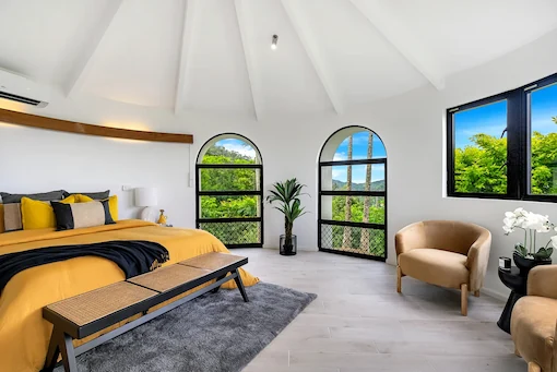 Real Estate HDR Image Editing Bright Bed Room